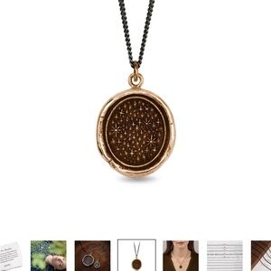 Chic Rose Gold Starburst Locket Necklace